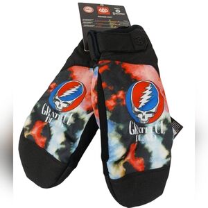 NWOT 686 Grateful Dead Nebula Tie-dye Men's Gloves  SZ M